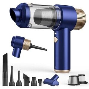 Vizeusvac Car Vacuum Cleaner, 16000PA Mini Car Vacuum Cordless Powerful